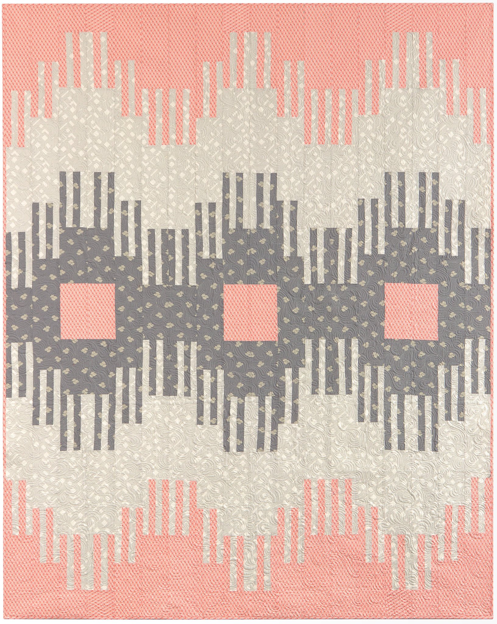 Faded Stripes Quilt Pattern