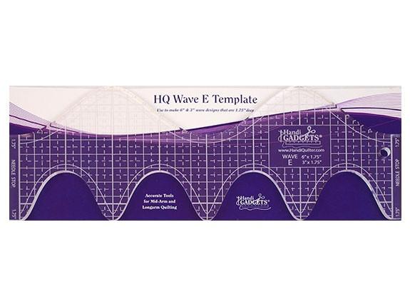 Handi Quilter Wave E - 6" and  3" waves