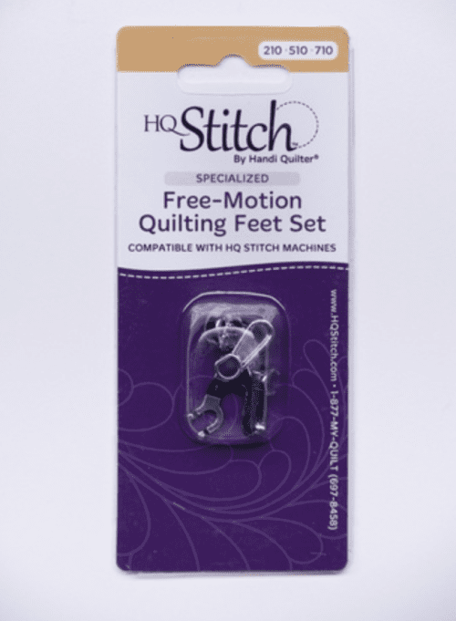 Specialized Free-Motion Quilting Feet Set - HQ Stitch (Open Toe Foot & Ruler Foot)