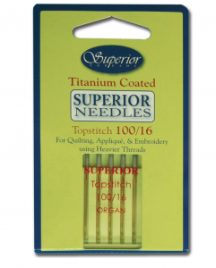titanium top stitch needles 100/16