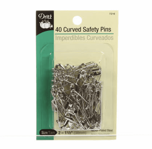dritz curved safety pins