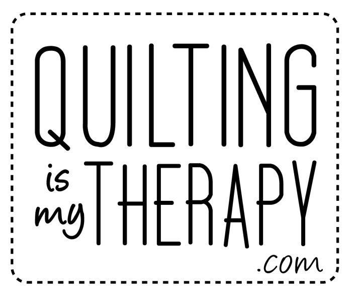 quilting is my therapy logo