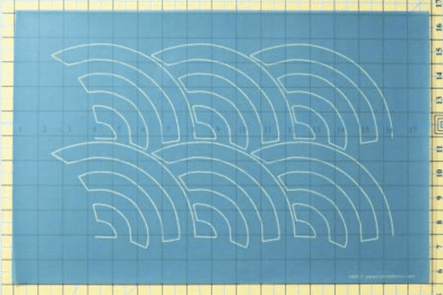 Twirly Feathers - Block - Stencil  Feather stencil, Stencils, Machine  quilting