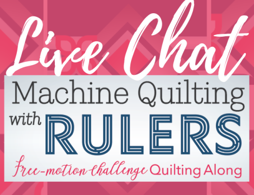 Live Chat- Introducing the New Free-motion Challenge Quilting Along