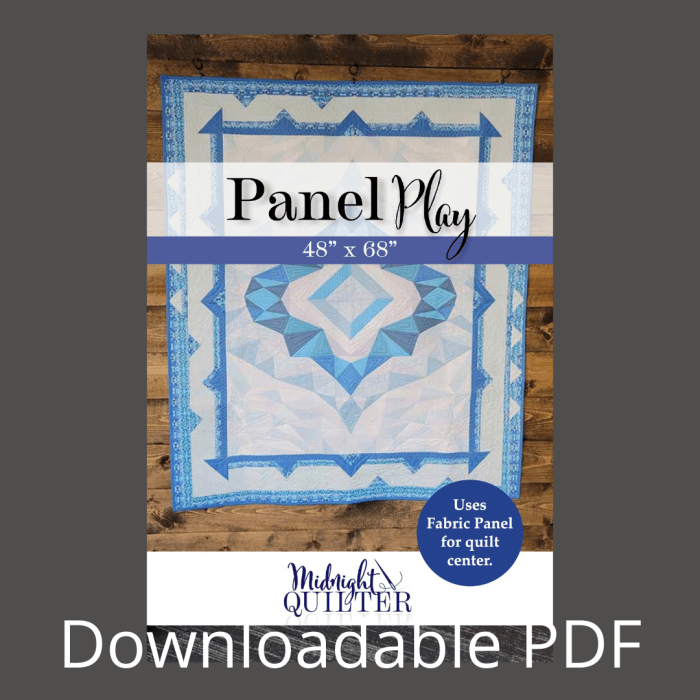 panel play quilt pattern downloadable