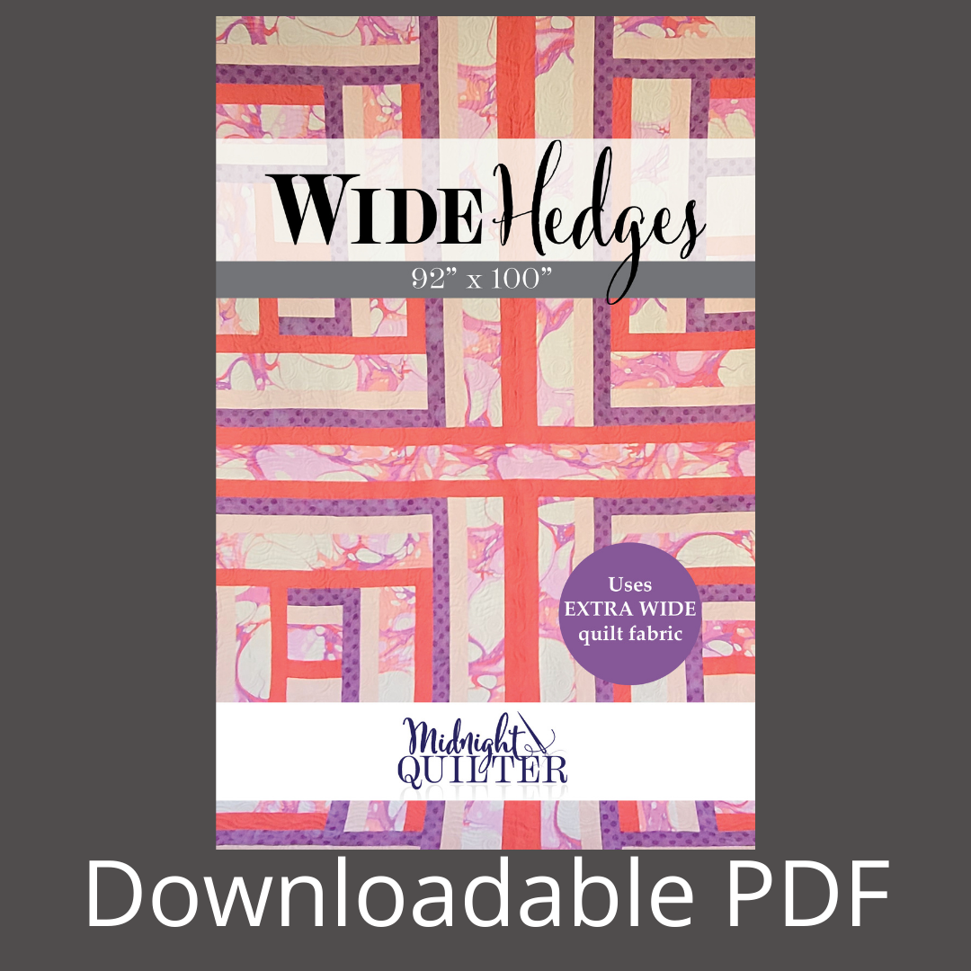 wide hedges pdf pattern