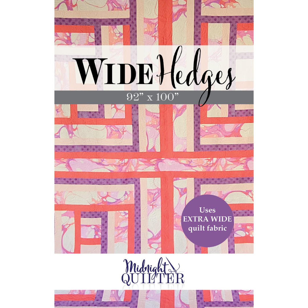 wide hedges quilt pattern