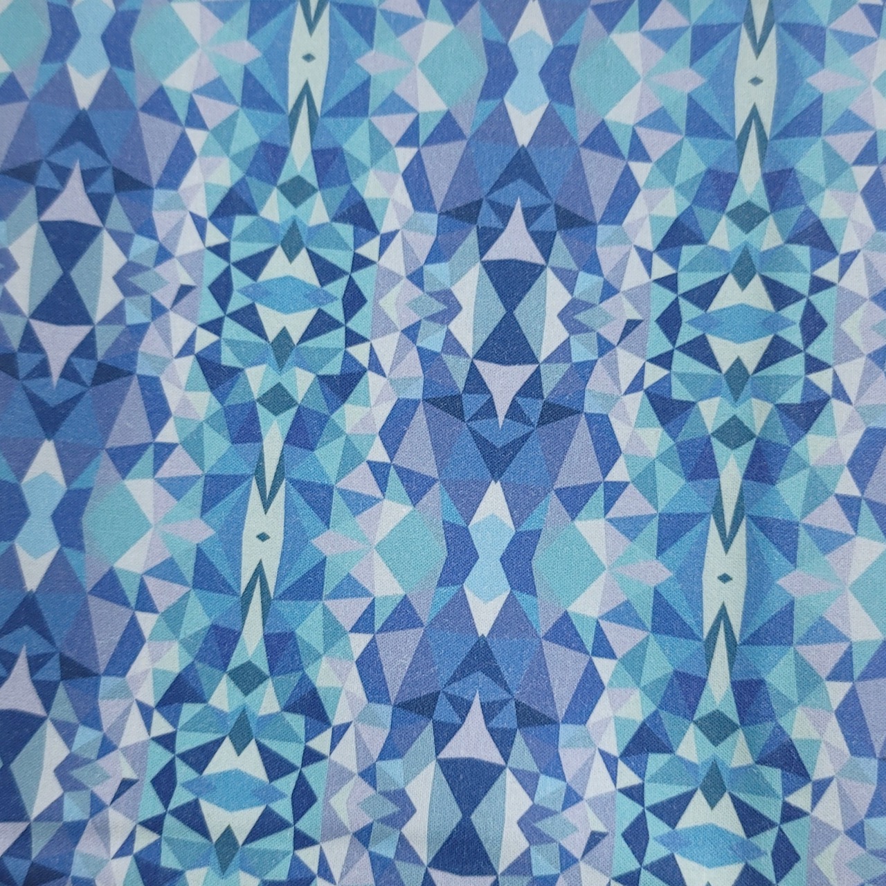 purple geometric fabric