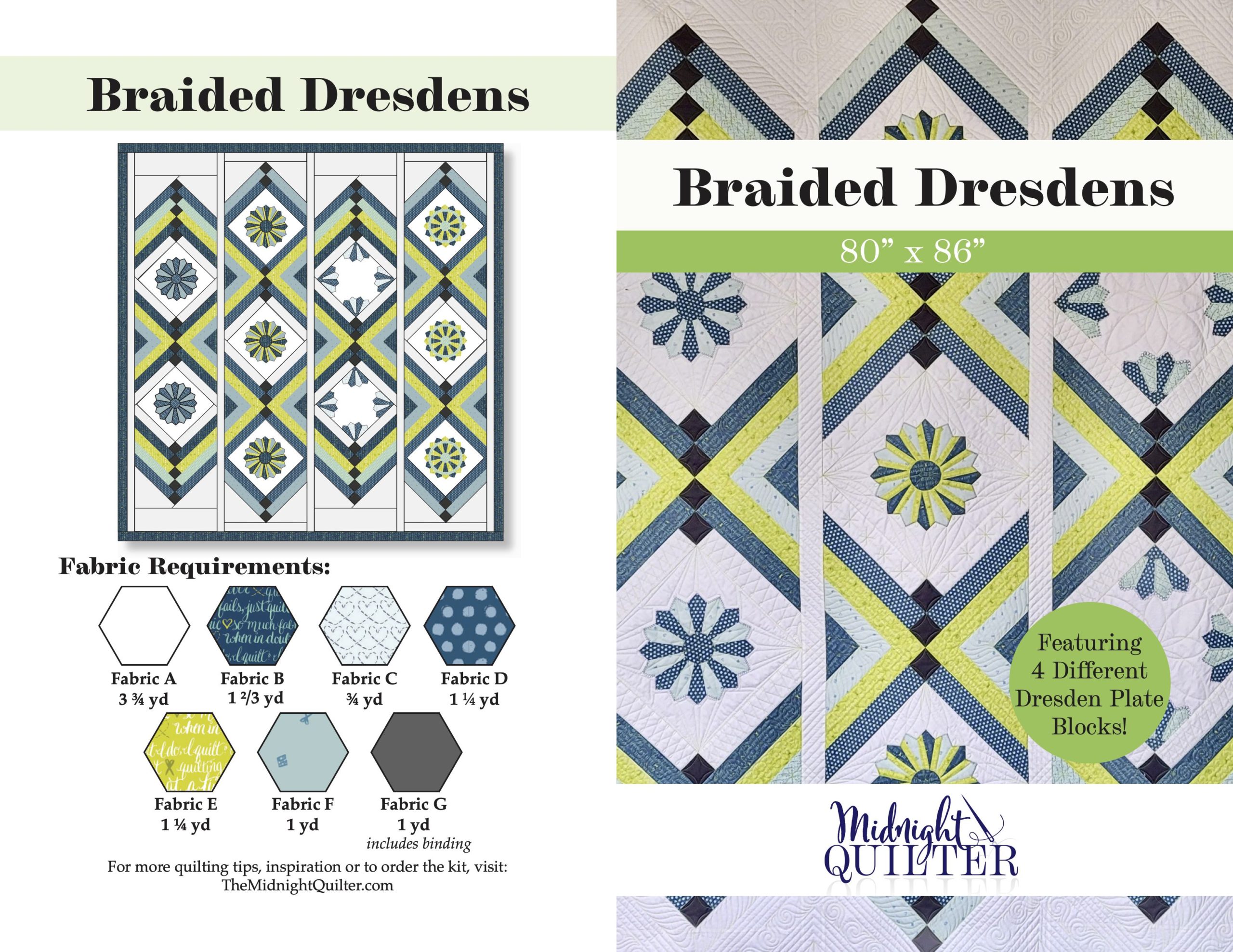 braided dresdens downloadable pattern