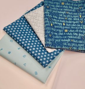 quilt love blue quilt kit