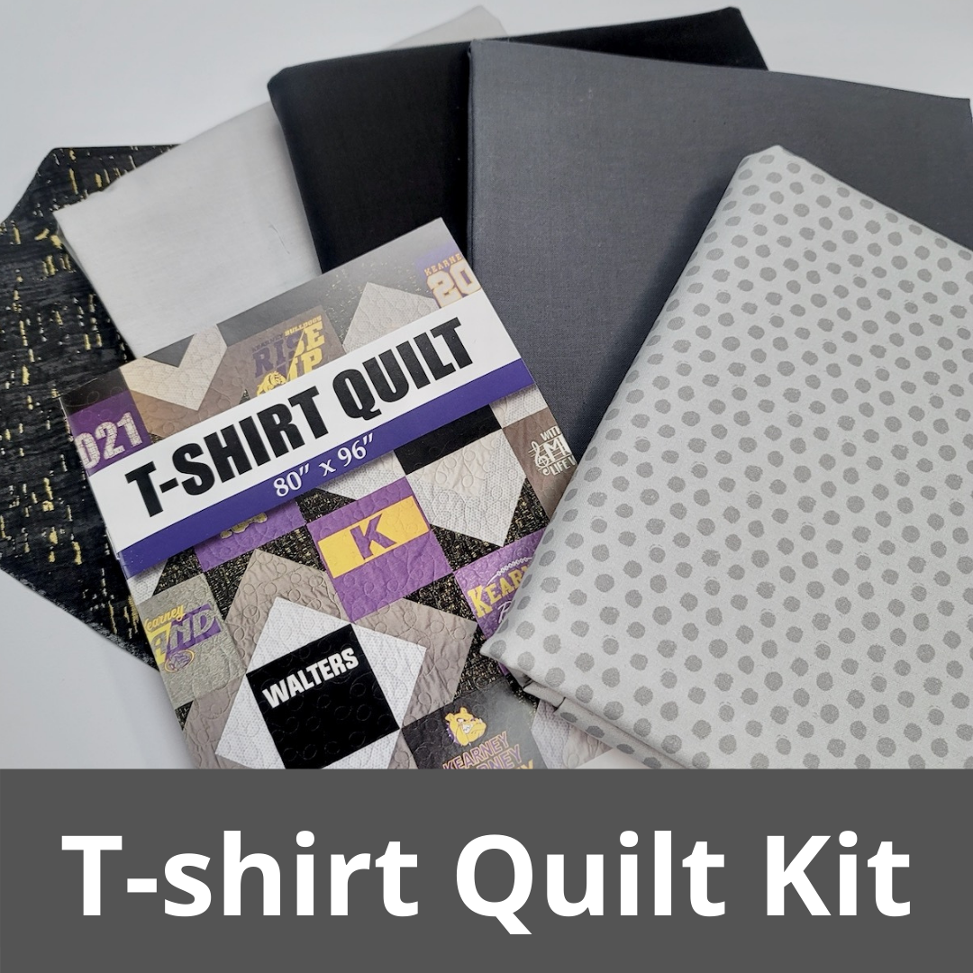 midnight quilter t-shirt quilt kit