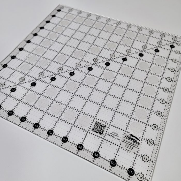 creative grids 12 1/2" square quilting ruler