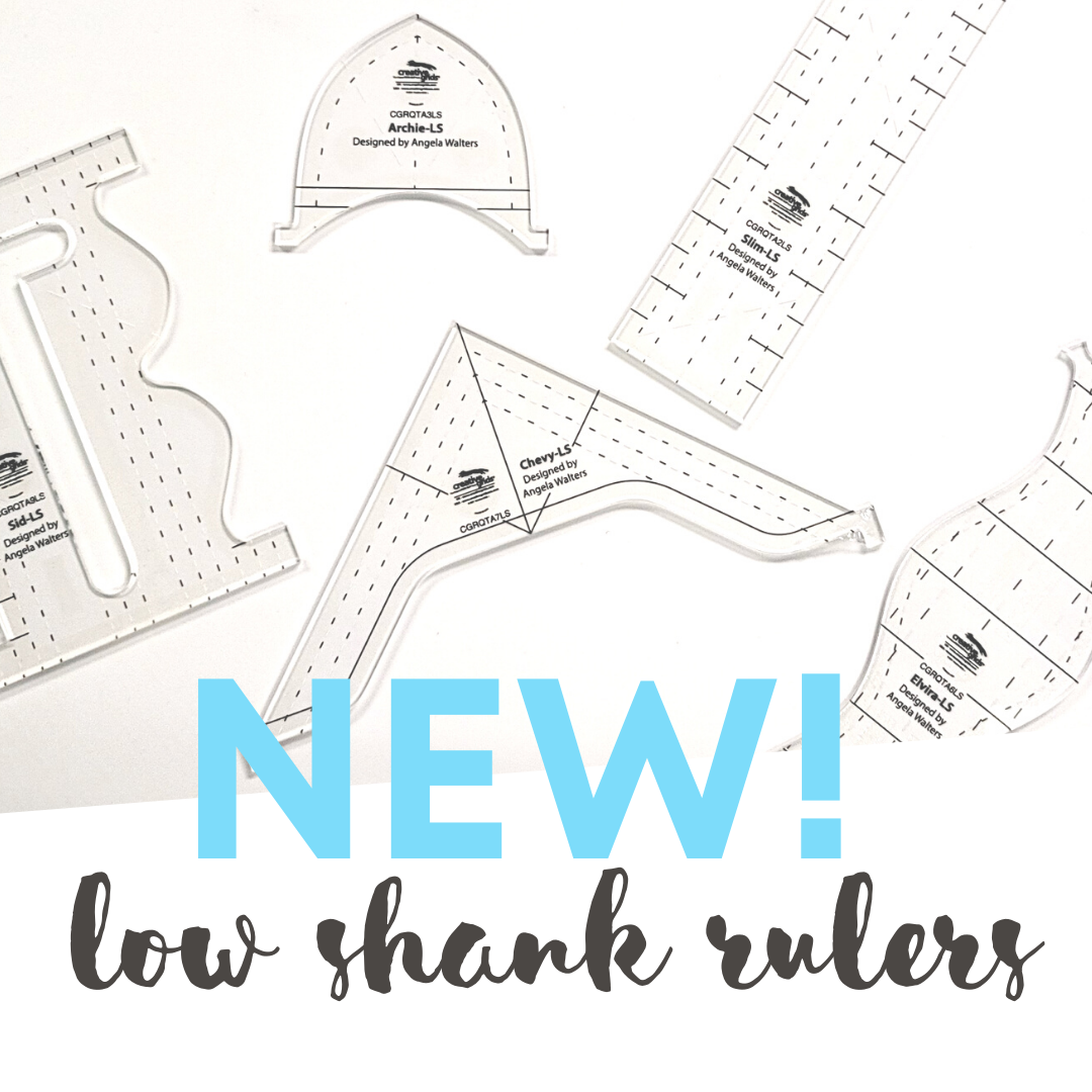 Check Out My Brand New Low Shank Machine Quilting Rulers