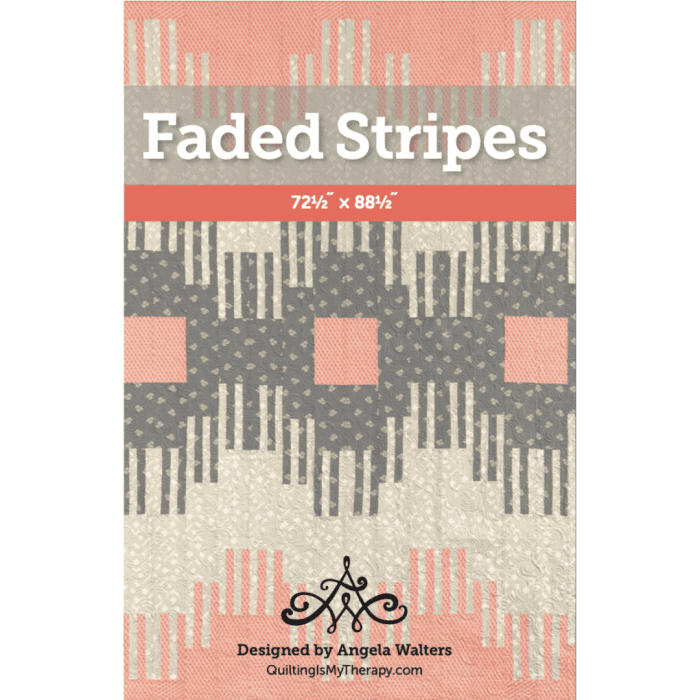faded stripes quilt pattern