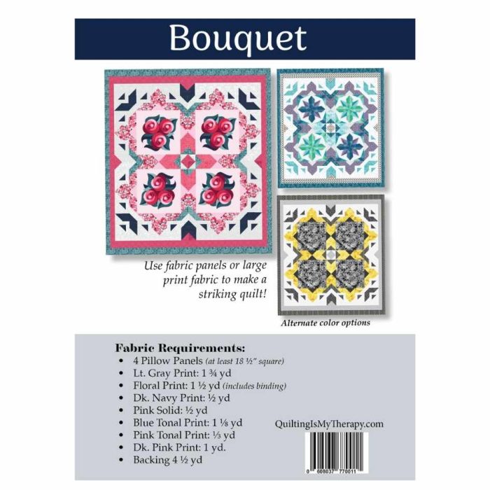 quilt pattern for large print fabric