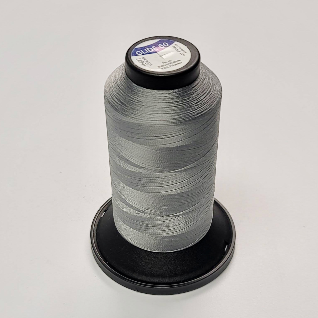sterling gray 60wt. glide thread for machine quilting