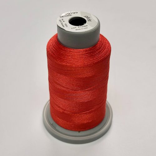 desire red glide thread spool for quilting