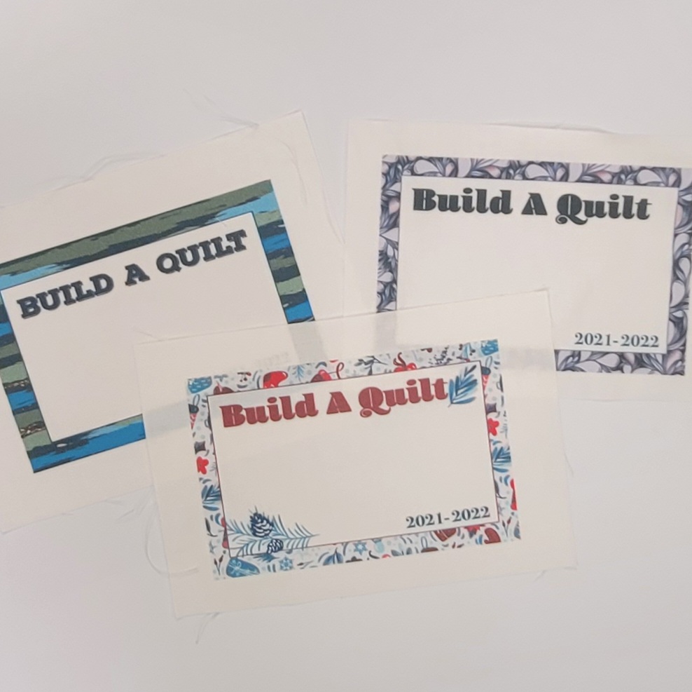 Build a quilt label