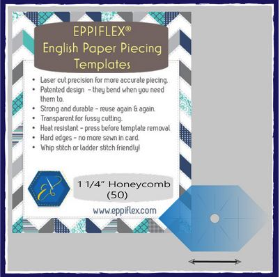 Honeycombs 1 1/4 English Paper Piecing Templates