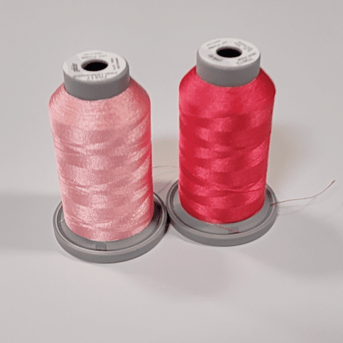 pink and red glide thread collection