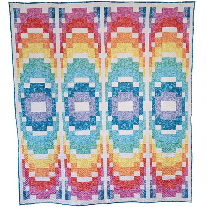 rainbow bargello quilt pattern