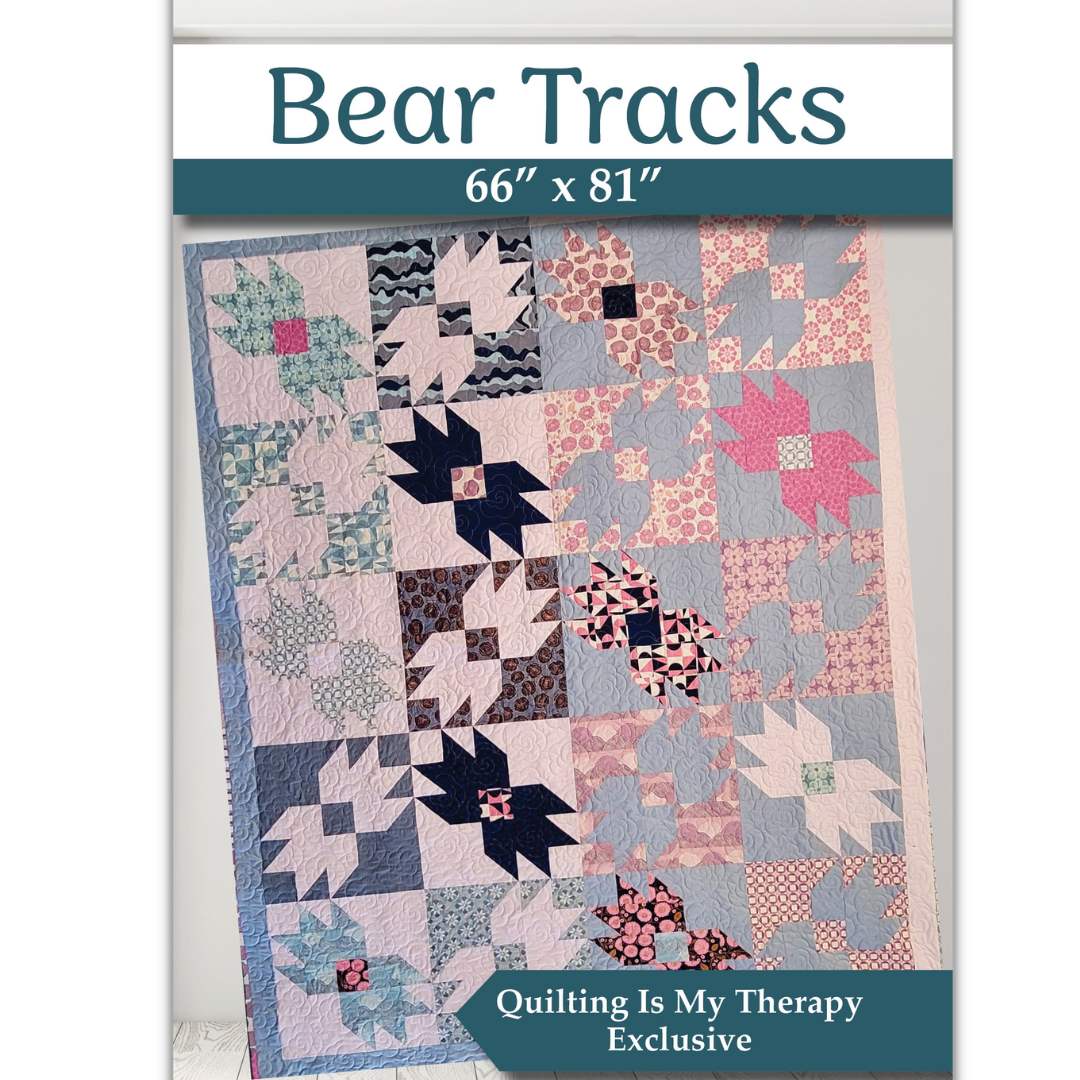 Bear Tracks quilt pattern by Angela Walters