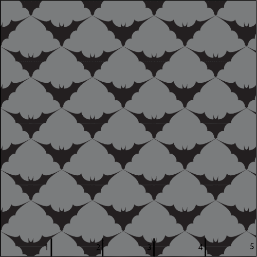 black bat halloween fabric