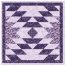 purple fabric pillow panel