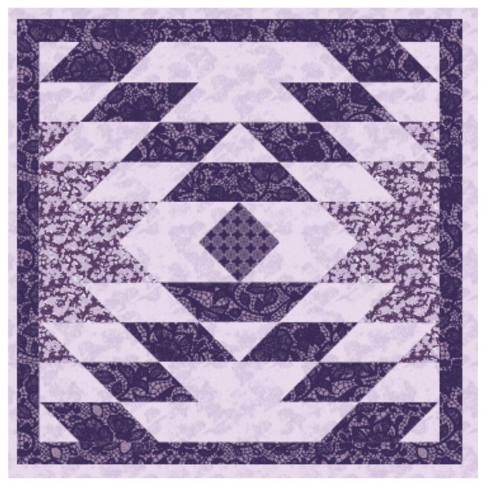 purple fabric pillow panel