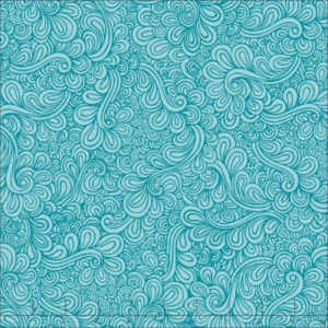 teal feathers quilting fabric