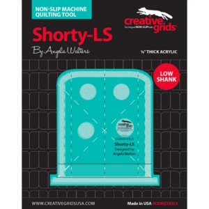 shorty low shank machine quilting ruler by angela walters