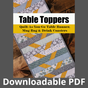 table runner mug rug quilt pattern