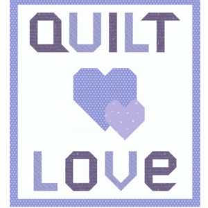 quilt love purple kit