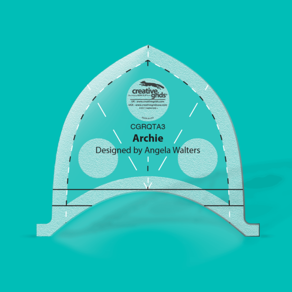 Archie Machine Quilting Ruler Designed By Angela Walters & Creative Grids