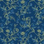 blue and green quilting fabric