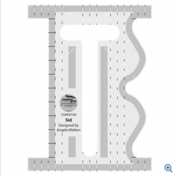 sid machine quilting ruler