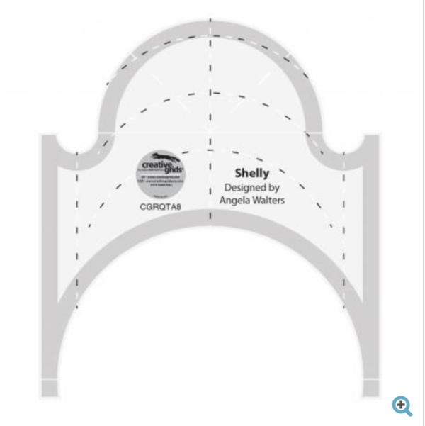 shelly machine quilting ruler