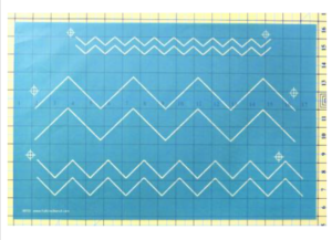 Machine Quilting Stencil Chevron