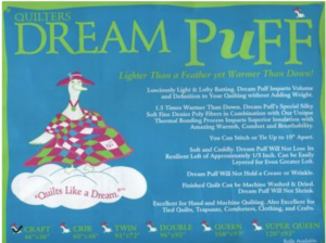 Quilters Dream Puff Queen Batting