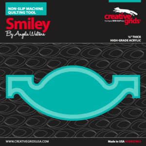 Smiley Machine Quilting Ruler – Quilting Is My Therapy