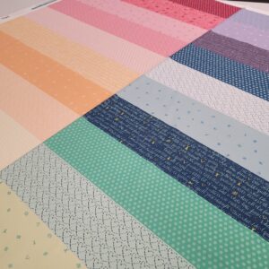 rainbow quilting panel