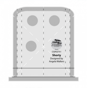 Shorty Machine Quilting Ruler Designed By Angela Walters & Creative Grids