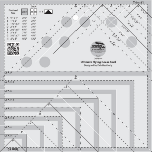 Ultimate Flying Geese Tool Ruler for Easy Quilt Patterns