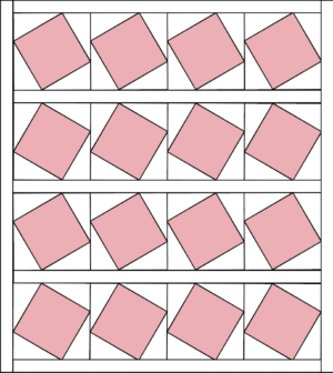 Slanted Squares Quilt Kit
