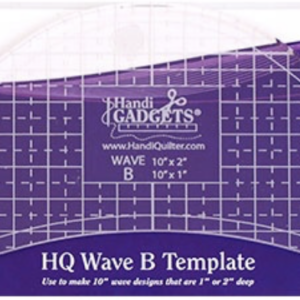 Handi Quilter Ruler Wave B 10"