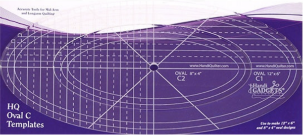 handi quilter oval c ruler