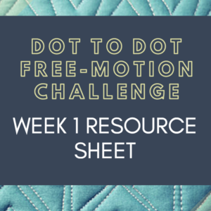 Dot to Dot Free-motion Challenge Week 1 Expanded Resource PDF