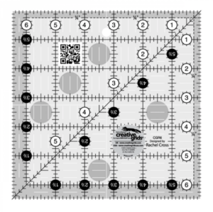Creative Grids Quilt Ruler 6 1/2" x 6 1/2"