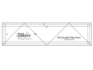 HQ Straight Edge Ruler 3" x 12"
