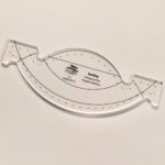 Arc machine quilting ruler